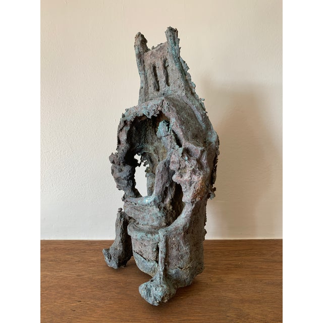 Vintage Cast Bronze Abstract Figurative Sculpture Chairish