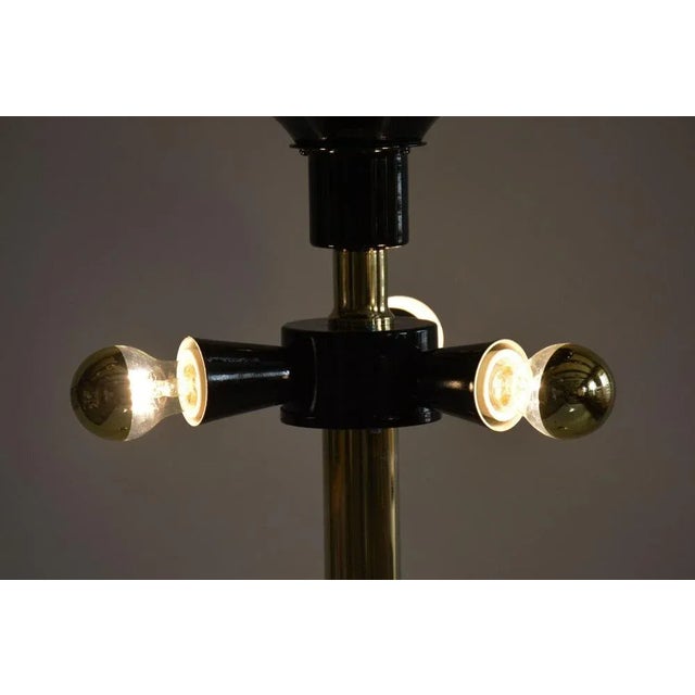 Mid-Century Brass Floor Lamp attributed to Kamenický Šenov, 1960s For Sale - Image 9 of 10