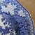 Pair of Large Blue and White Staffordshire Porcelain Platters For Sale - Image 10 of 12