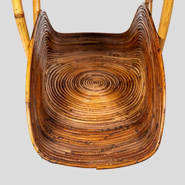 Wood Italian Magazine Rack from Vivai del Sud, 1960s For Sale - Image 7 of 10