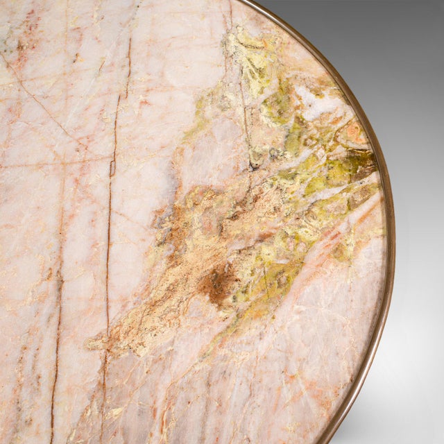 Antique Lounge Side Table, Italian, Marble, Wine, Occasional, Victorian, c.1900 For Sale - Image 9 of 12