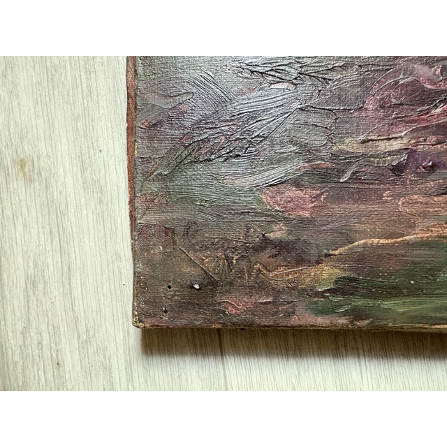 Joseph Perrachon, Landscape with Trees, 20th Century, Painting, in Good conditions. Designed 1890 to 1919 This piece has...