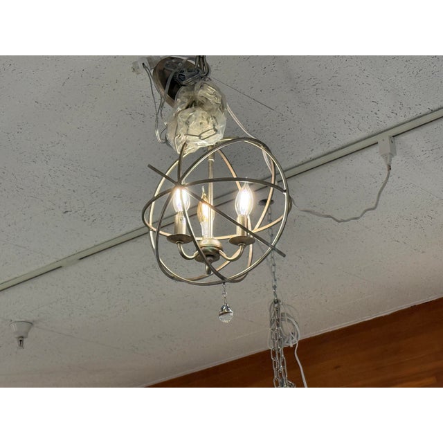 Crystorama Solaris Three-Light Mini Chandelier For Sale In San Francisco - Image 6 of 12