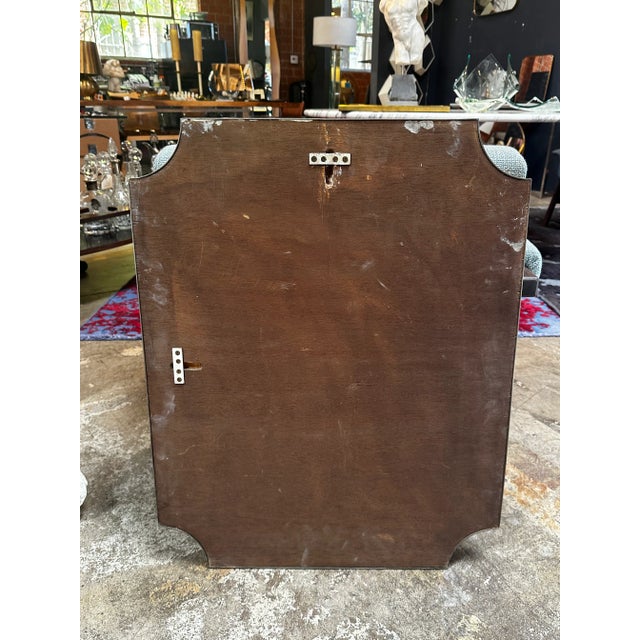 Vintage Italian Mid Century Wall Mirror 1970s For Sale In Los Angeles - Image 6 of 8