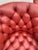 Swivel Ward Bennett Tufted Red Leather Club Chairs -a Pair For Sale - Image 9 of 12