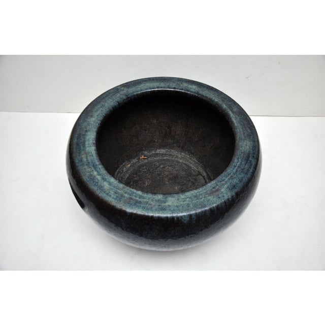 Antique Yixing Blue Flambe Glazed Stoneware Pot For Sale - Image 4 of 15