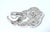 Metal Swarovski Crystal Rhinestone & Pearl Door Knocker Earrings For Sale - Image 7 of 9