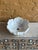 White Marble Vessel Sink – Hand-Carved Flower Shape Bathroom Basin For Sale - Image 4 of 7