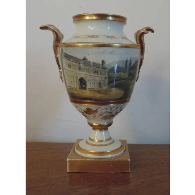 1800s English Worcester Porcelain Vase For Sale - Image 4 of 11