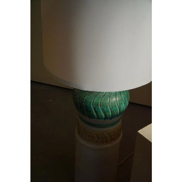 Mid-Century Modern Danish Modern Floor Lamp in Ceramic, 1970s For Sale - Image 3 of 9