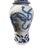 1980s Vintage Large Chinoiserie Blue& White Porcelain Ginger Jar Dragon & Phoenix 36" H For Sale - Image 5 of 11