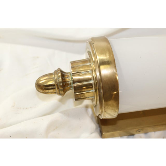 Gold Mid Century Modern Sconces Brass - a Pair For Sale - Image 8 of 18