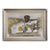 1945 Mid-Century Modern 'Citrus & Pot' Vintage Swedish Expressive Still Life Swedish Oil Painting, Framed For Sale