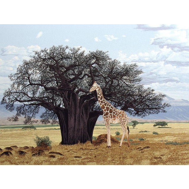 Unframed realistic hand signed limited edition serigraph/silkscreen art print by American artist Dallas John. Paper Size:...