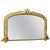 Goldenrod Large Decorative Gilt Arched Over Mantle Mirror For Sale - Image 8 of 8