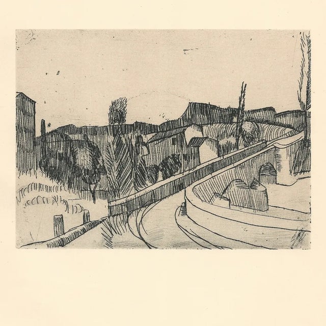 1950s Giorgio Morandi, The Bridge on the Savena in Bologna, 1912-1957, Lithograph For Sale - Image 5 of 5