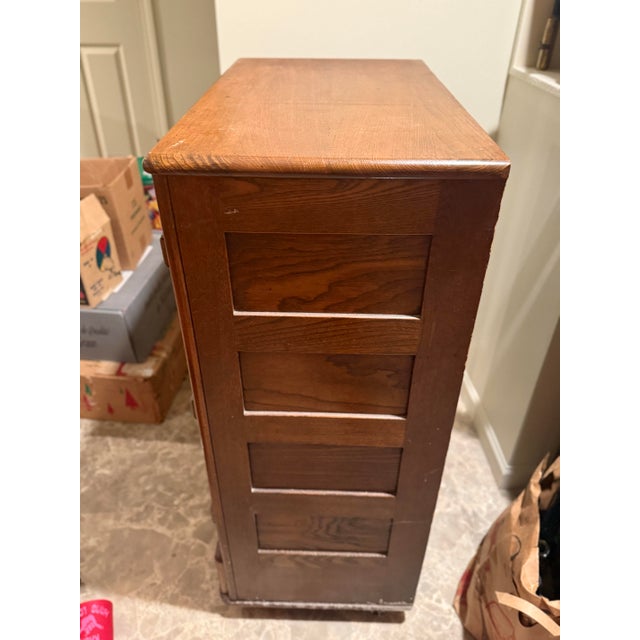 Antique Oak Ice Box For Sale In Saint Louis - Image 6 of 11