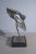 Mid 20th Century Abstract Cast Metal Bust on Marble Base For Sale - Image 5 of 9