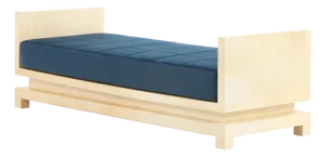 A Pergamino Parchment Daybed / Bench in the Manner of Jean-Michel Frank. Contemporary