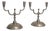 Swedish Grace Pewter Candelabras by Herman Bergman, 1929, Set of 2 For Sale