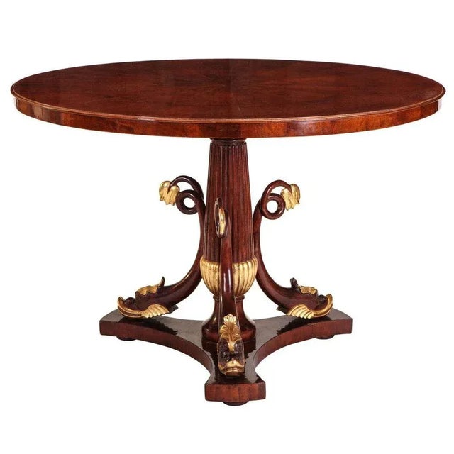 Italian Mahogany and Parcel-Gilt Centre Table For Sale - Image 11 of 11