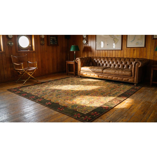 Antique American Hooked Rug For Sale - Image 15 of 15