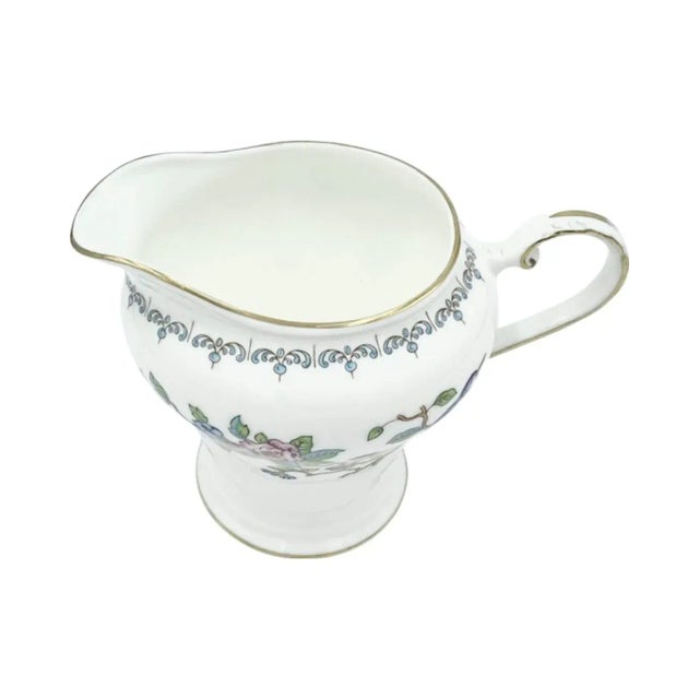 Vintage Aynsley Pembroke Fine Bone China Coffee Creamer Pitcher For Sale - Image 9 of 12