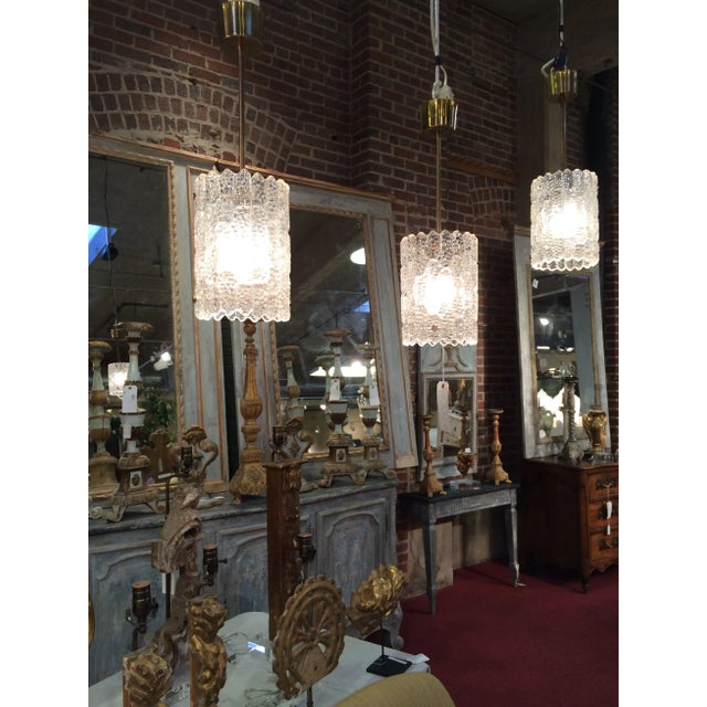 Orrefors Carl Fagerlund for Orrefores Pendent Lights - A Pair For Sale - Image 4 of 6