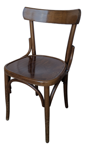 Mid-Century Bistro Style Dining Chair in Wood, Former Yugoslavia, 1970s