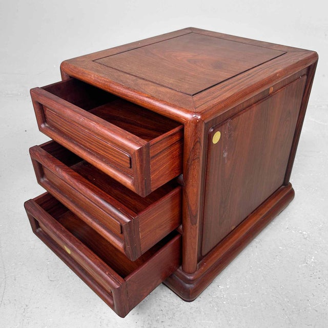 Mid-Century Modern Small Vintage Japanese Drawer Cabinet, 1970s For Sale - Image 3 of 12