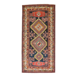 19th Century Antique Zabihi Collection Large Gallery Size Shirvan Rug