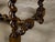Wood Barley Twist English 19th Oak Stool with Cross Stretcher and Custom Upholstery For Sale - Image 7 of 11