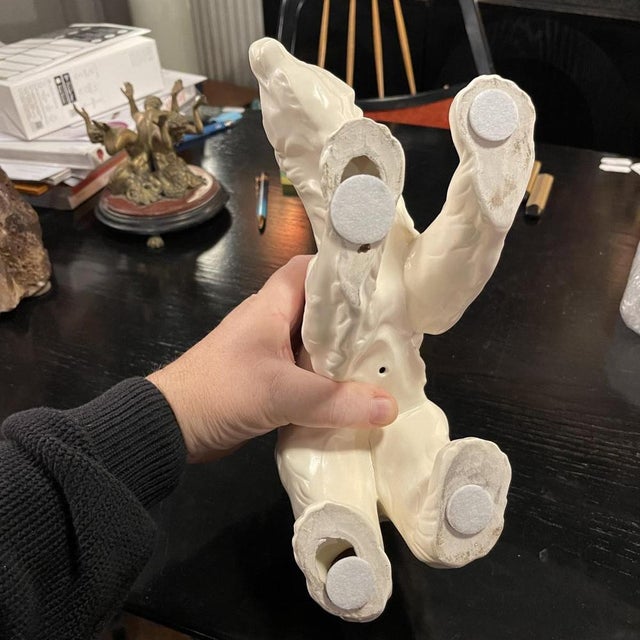 Ceramic Art Deco White Ceramic Polar Bear, 1930s For Sale - Image 7 of 8