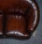 Art Deco Hand Dyed Whiskey Brown Suite Sofa, Armchairs and Ottomans, 1920s, Set of 5 For Sale - Image 9 of 18