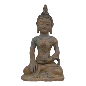Antique Tall Southeast Asian Bronze Buddha