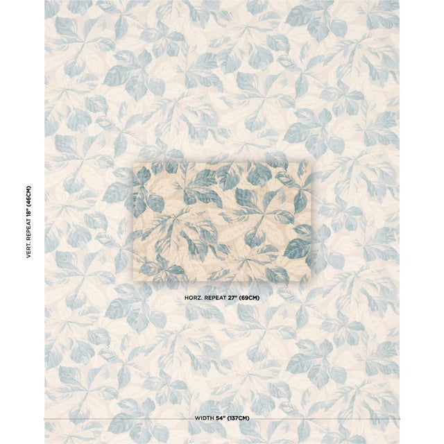 Inspired by an antique document, Arboreal is a delicate leafy allover print on 100% linen. Informal and airy, this elegant...