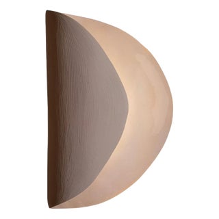 Onde #1 Wall Light in Sandy Stoneware by Margaux Leycuras For Sale