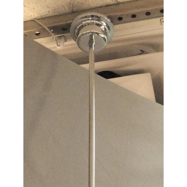 Chrome Gaetano Sciolari Chrome and Glass Lens Chandelier, 1960s For Sale - Image 8 of 11