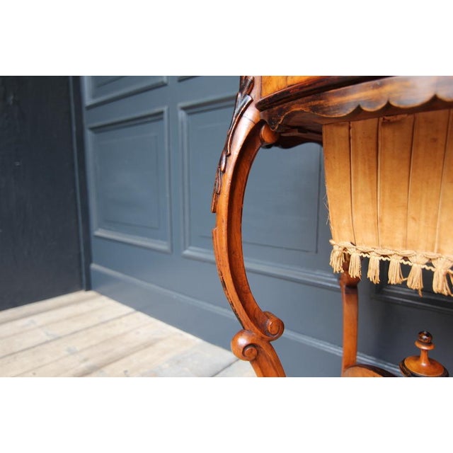 Wiener Baroque Sewing Table, 1860s For Sale - Image 17 of 18