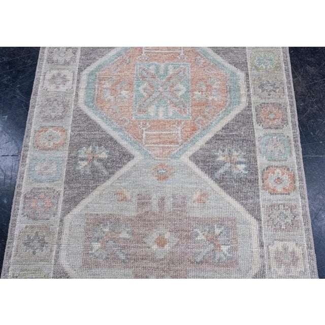 Turkish Oushak Rug 2'11" x 6'9" For Sale In Houston - Image 6 of 8