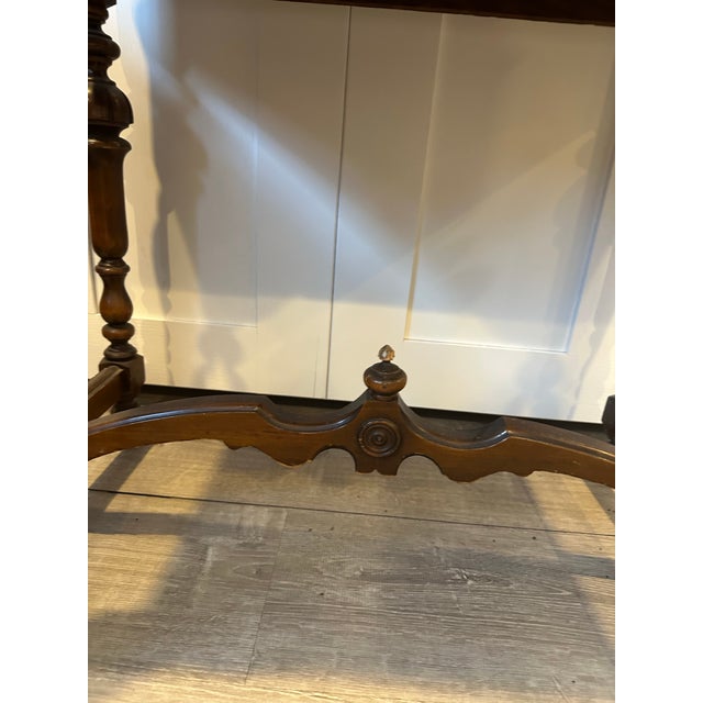 Wood Antique Victorian Console / Hall Table For Sale - Image 7 of 7