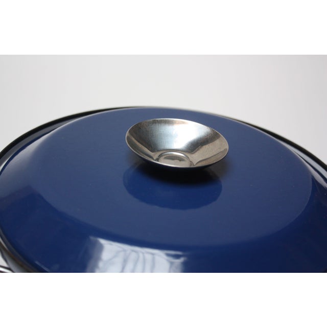 Cathrineholm 'Viking' Dutch Oven in Navy Blue Enamel Chairish