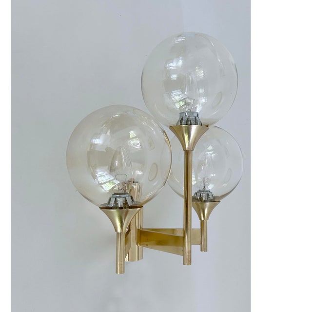 Large Vintage Glass Sconce from Sciolari For Sale - Image 12 of 18