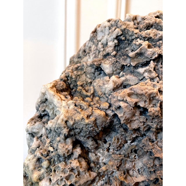 Rare Chinese Kun Scholar Stone on Display Stand For Sale - Image 13 of 18