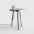 Contemporary Alby Light Grey Albi Small Table with Lamp by Mason Editions For Sale - Image 3 of 12