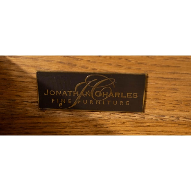 Pair of Jonathan Charles Oak 2 Drawer Side Tables For Sale - Image 17 of 18
