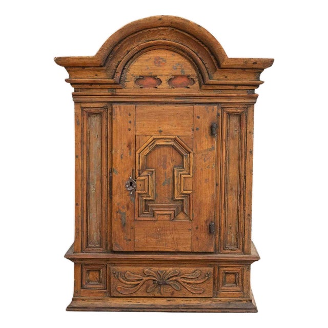 Early 19th Century Swedish Wall Cabinet from Stockholm For Sale