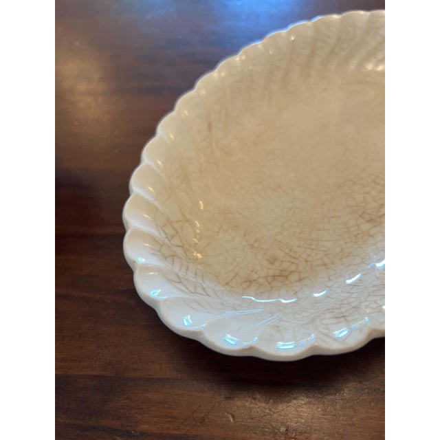 Traditional Vintage Johnson Brothers Snowhite Regency Oval Ironstone Bowl For Sale - Image 3 of 8