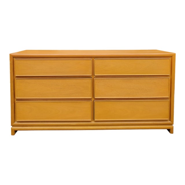 Mid-Century Bleach Mahogany Dresser For Sale