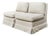 Vintage Upholstered Slipper Chairs - Pair For Sale